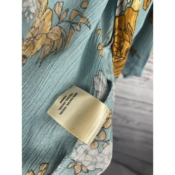 Andersen & Lauth Kimono Womens One Size Floral Open Cardigan Boho Chic Lightweig - Picture 6 of 8